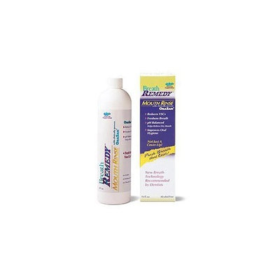 Breath Remedy Mouth Rinse with Clinically Proven OraSan, Peppermint - 20 fl oz