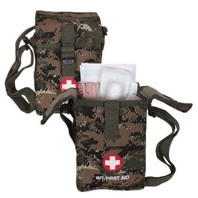 Fox Outdoor 57-843 Platoon First Aid Kit - Digital Woodland