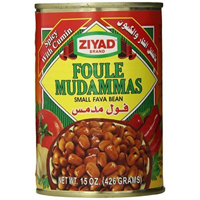 Ziyad Beans Fava Spicy, 15-Ounce (Pack of 6)