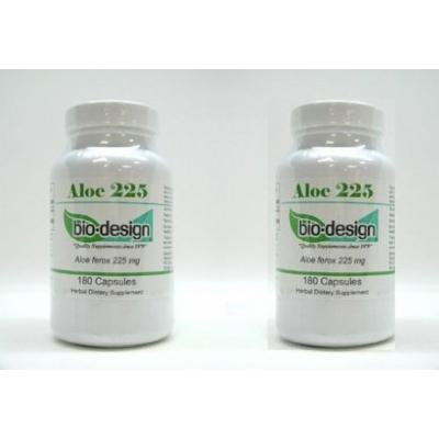 Biodesign - Aloe 225 mg 180 caps (2 Pack)