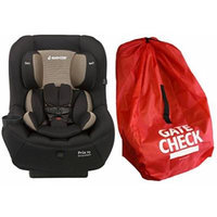 Maxi-Cosi Pria 70 Convertible Car Seat with Easy Clean Fabric and Gate Check Bag, Black Toffee