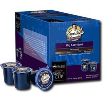 Emeril Big Easy Bold Coffee For Keurig K-Cup Brewing Systems 18 Count