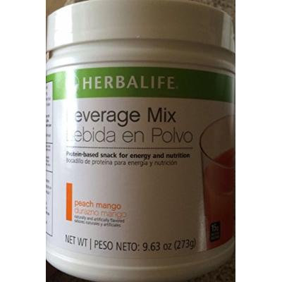 Herbalife Beverage Mix Canister Peach Mango 273g Protein Based Snack for Energy and Nutrition Healthy Snack Weight Management Boost Energy Good for Athletic Activities