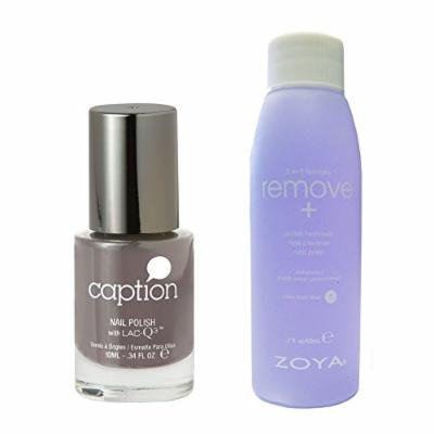 Bundle of Two Items: Caption Nail Polish in Romance vs Reality .34 oz with Nail Polish Remover 2 oz
