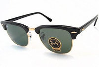 Ray Ban 3016 W0365 Ebony Clubmaster RayBan Sunglasses Lens:51 Bridge:21 Temple:145