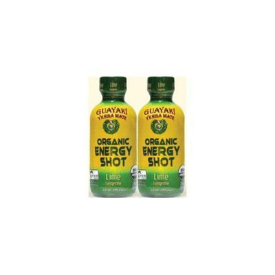 Guayaki 33403 Organic Lime Tangerine Energy Shot