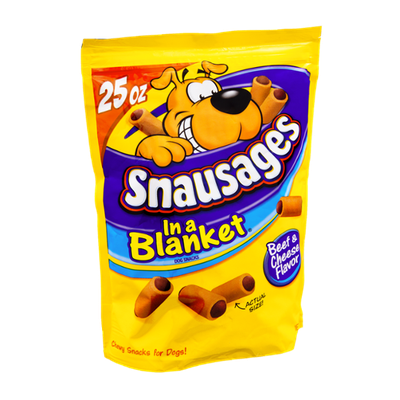 Snausages In a Blanket Beef & Cheese Flavor Dog Snacks
