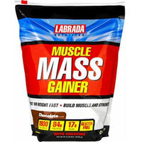 Labrada Nutrition Muscle Mass Gainer, Chocolate, 6 Pound