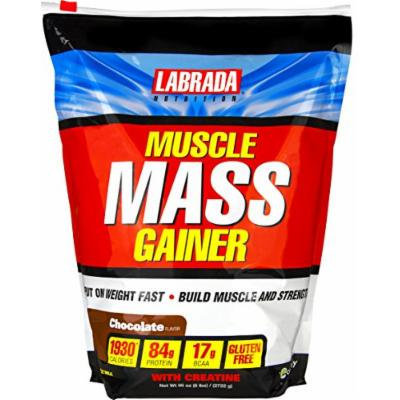 Labrada Nutrition Muscle Mass Gainer, Chocolate, 6 Pound