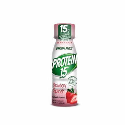 ProBalance The Original Protein Sport Drink Shot, Strawberry Splash, 12 Count