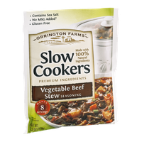 Orrington Farms Slow Cookers Seasoning Vegetable Beef Stew