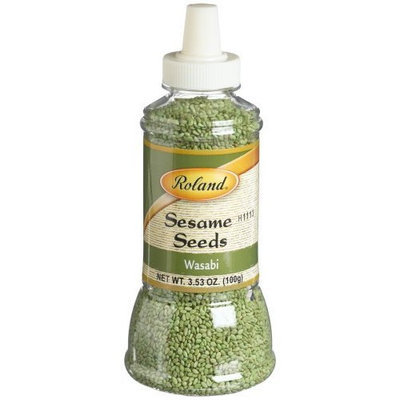 Roland Wasabi Sesame Seeds, 3.53-Ounce Bottles (Pack of 6)