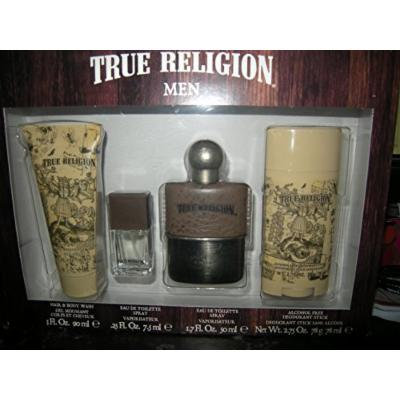True Religion 4 Piece Fragrance Set for Men