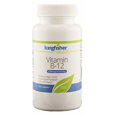 KingFisher Naturals Vitamin B12, 1000mcg, 60 Capsules