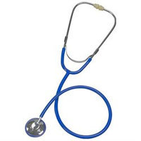 Mabis 10-424-010 Caliber Nurse Stethoscope - Adult Blue