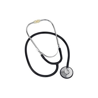 Mabis 10-424-020 Caliber Nurse Stethoscope - Adult Black