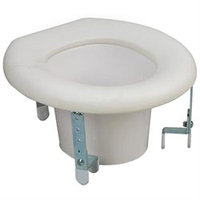 Mabis 522-1507-1900 Universal Plastic Raised Toilet Seat