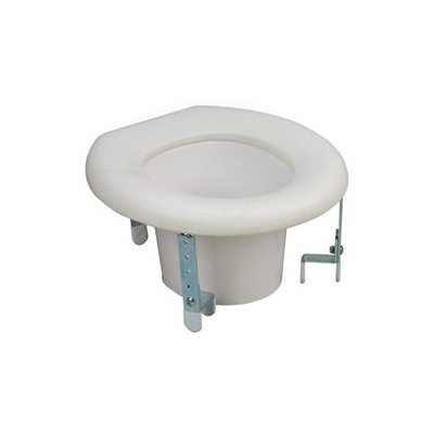 Mabis 522-1507-1900 Universal Plastic Raised Toilet Seat