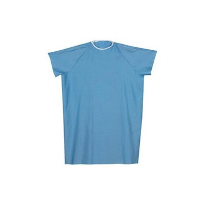 Mabis 532-8032-0139 Easy Access Snap Gown - Blue