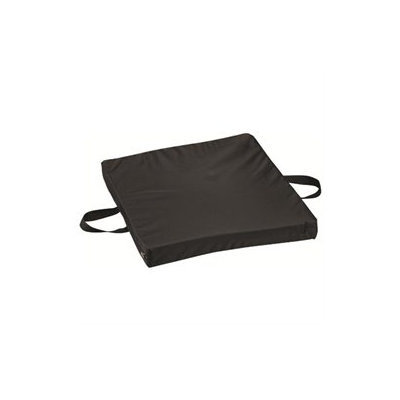 Mabis 513-7645-0200 Gel-Foam Flotation Cushion- 16 x 20 x 2 - Black Oxford Nylon
