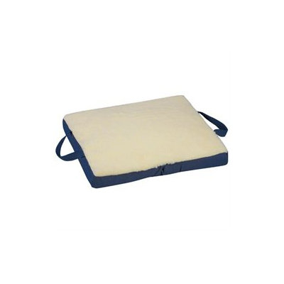 Mabis 513-7631-9911 Gel-Foam Flotation Cushion - 16 x 18 x 2 - Cream Fleece