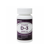 GNC Vitamin D-3 2000IU, Softgels 180