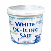 3kg WHITE DE-ICING PURE SALT TUBE NATURALLY SUSTAINABLE PERFECT FOR STORAGE