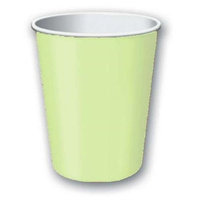 Amscan 68015.115 9 oz. Leaf Green Plastic Paper Cup - Pack of 120