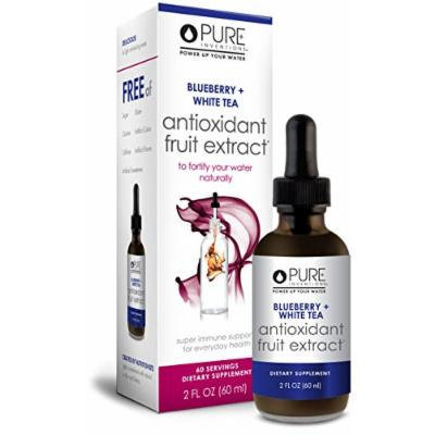 Pure Inventions - Antioxidant Fruit Extract Formulations Water Enhancers (60 Servings) - 2 Oz (Blueberry + White Tea)