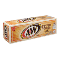 A&W Cream Soda with Aged Vanilla - 12 PK