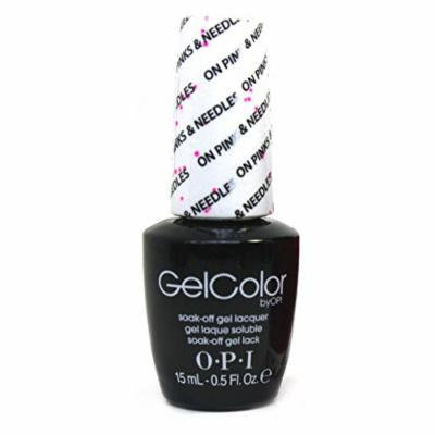 OPI GEL COLOR Nail Polish Lacquer - 2015 Summer Escapade Shades - GC A71 - On Pinks & Needles, 0.5 Fluid Ounce
