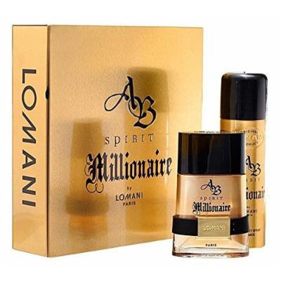 AB Spirit Millionaire Gift Set By: Lomani, Men's