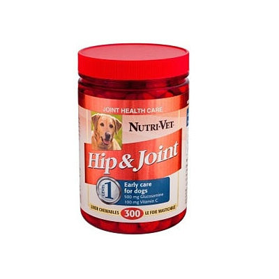 Nutri-Vet Hip & Joint Formula Chewables With Glucosamine and Vitamin C
