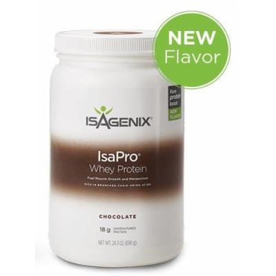 Isagenix Isapro Whey Protein Chocolate Canister (24.3oz) 30 Servings