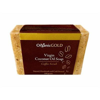 Organic Virgin Coconut Oil Soap and Body Scrub with Real COFFEE GRAINS Is the Best Natural Exfoliant and Cleanser for Face and Body - Handmade for Fresh Clean Feel Every Bath - Order Now for Healthy and Glowing Rosy Skin!