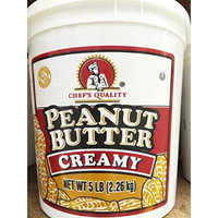 Chef's Quality 5 lb. Creamy Gourmet Peanut Butter Tub