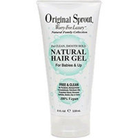 Original Sprout Natural Hair Gel (4 oz) - Vegan Formula Strengthens, Softens and Hydrates Hair; Medium Hold Tames Unruly Hair while Protecting Against Breakage