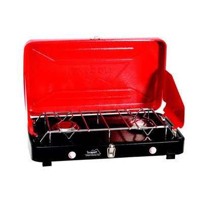 Texsport Compact Dual Burner Propane Stove - NEW