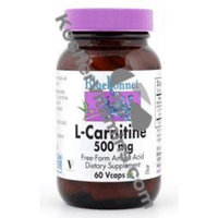 Bluebonnet L-Carnitine 500 mg Vitamin Capsules, 30 Count