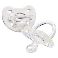 Chicco NaturalFit 2pk 0M+ Soft Silicone Pacifier - Clear