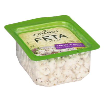 Athenos Feta Cheese Garlic & Herb Crumbled