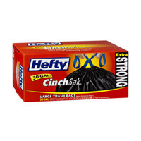 Hefty Cinch Sak Trash Bags - 30 gallon, 26 ct