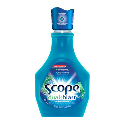 Scope Dual-Blast Icy Mint Blast Mouthwash 42.26 Oz