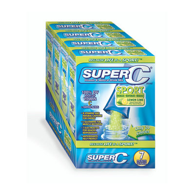 Super C Sport Lemon & Lime Vitamin & Mineral Drink Mix