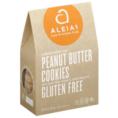Aleia's Aleias Gluten Free Peanut Butter Cookies, 9 oz, (Pack of 6)