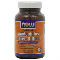 NOW Foods - Acidophilus 3 Billion Stabilized - 180 Tablets