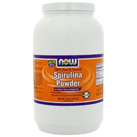 NOW Foods - Spirulina Powder - 100 Pure and Natural - 4 lbs.