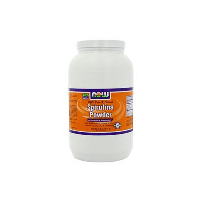 NOW Foods - Spirulina Powder - 100 Pure and Natural - 4 lbs.