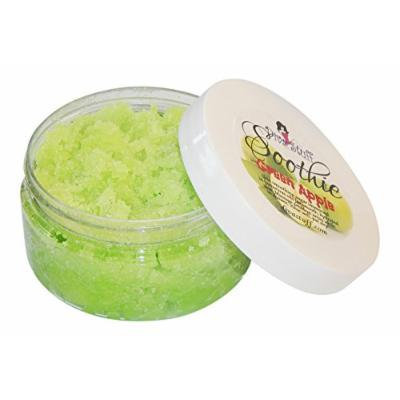 Green Apple Soothie! Sugar Scrub for Dry Skin, Non Foaming,elbows,knees, Legs,by Diva Stuff