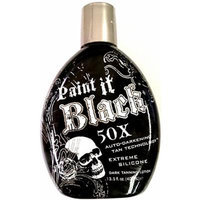 Paint It Black 50x Indoor & Outdoor Tanning Lotion 13.5 Fl Oz (400 Ml)